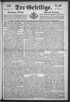 Der Gesellige : Graudenzer Zeitung 1895.06.15, Jg. 69, No. 138