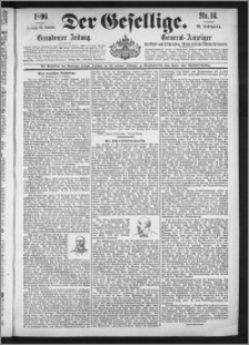 Der Gesellige : Graudenzer Zeitung 1896.01.17, Jg. 70, No. 14