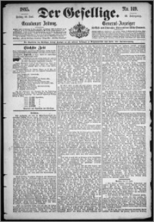 Der Gesellige : Graudenzer Zeitung 1895.06.28, Jg. 69, No. 149