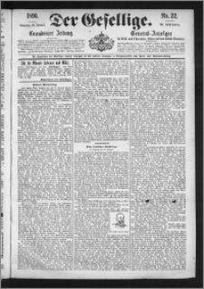 Der Gesellige : Graudenzer Zeitung 1896.01.26, Jg. 70, No. 22