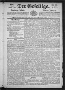 Der Gesellige : Graudenzer Zeitung 1895.07.03, Jg. 69, No. 153