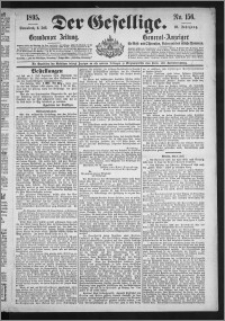 Der Gesellige : Graudenzer Zeitung 1895.07.06, Jg. 69, No. 156
