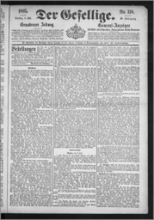 Der Gesellige : Graudenzer Zeitung 1895.07.09, Jg. 69, No. 158