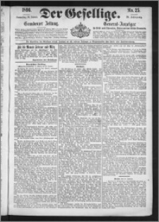 Der Gesellige : Graudenzer Zeitung 1896.01.30, Jg. 70, No. 25