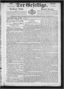 Der Gesellige : Graudenzer Zeitung 1896.02.02, Jg. 70, No. 28