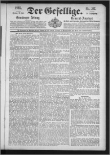 Der Gesellige : Graudenzer Zeitung 1895.07.19, Jg. 70, No. 167
