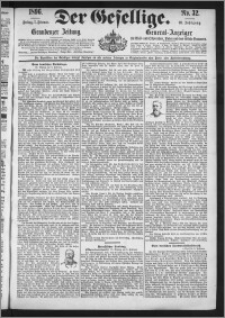 Der Gesellige : Graudenzer Zeitung 1896.02.07, Jg. 70, No. 32
