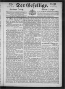 Der Gesellige : Graudenzer Zeitung 1895.07.26, Jg. 70, No. 173