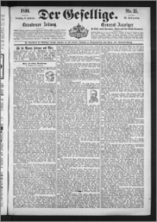 Der Gesellige : Graudenzer Zeitung 1896.02.11, Jg. 70, No. 35