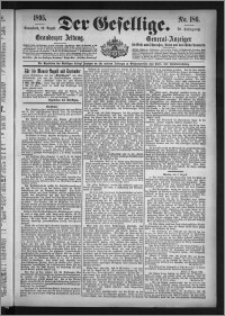 Der Gesellige : Graudenzer Zeitung 1895.08.10, Jg. 70, No. 186