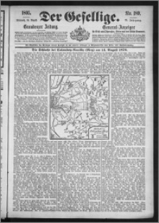 Der Gesellige : Graudenzer Zeitung 1895.08.14, Jg. 70, No. 189