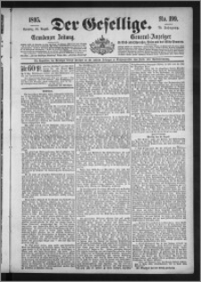 Der Gesellige : Graudenzer Zeitung 1895.08.25, Jg. 70, No. 199