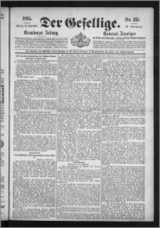 Der Gesellige : Graudenzer Zeitung 1895.09.13, Jg. 70, No. 215
