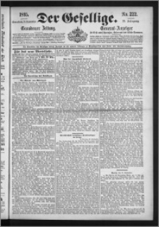 Der Gesellige : Graudenzer Zeitung 1895.09.21, Jg. 70, No. 222