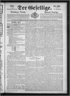 Der Gesellige : Graudenzer Zeitung 1895.09.26, Jg. 70, No. 226