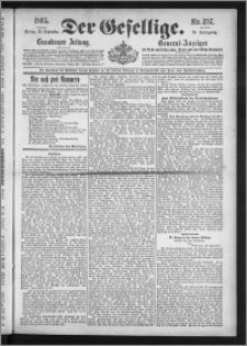 Der Gesellige : Graudenzer Zeitung 1895.09.27, Jg. 70, No. 227