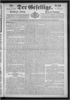 Der Gesellige : Graudenzer Zeitung 1895.10.02, Jg. 70, No. 231