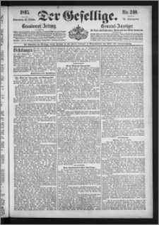Der Gesellige : Graudenzer Zeitung 1895.10.12, Jg. 70, No. 240