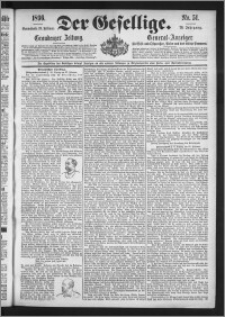 Der Gesellige : Graudenzer Zeitung 1896.02.29, Jg. 70, No. 51