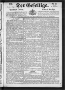 Der Gesellige : Graudenzer Zeitung 1896.03.08, Jg. 70, No. 58