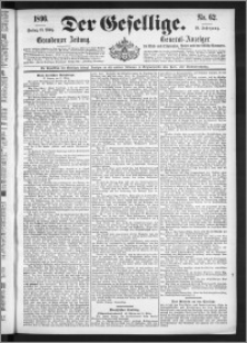 Der Gesellige : Graudenzer Zeitung 1896.03.13, Jg. 70, No. 62