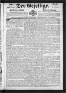 Der Gesellige : Graudenzer Zeitung 1896.03.20, Jg. 70, No. 68
