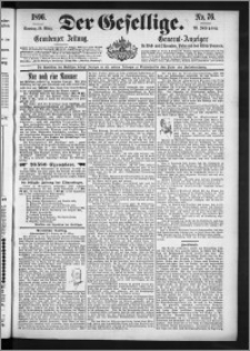 Der Gesellige : Graudenzer Zeitung 1896.03.29, Jg. 70, No. 76