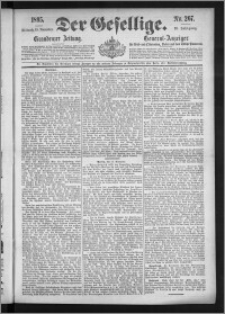 Der Gesellige : Graudenzer Zeitung 1895.11.13, Jg. 70, No. 267