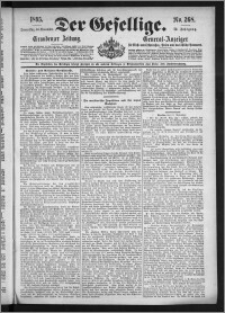 Der Gesellige : Graudenzer Zeitung 1895.11.14, Jg. 70, No. 268