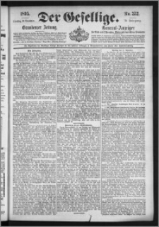 Der Gesellige : Graudenzer Zeitung 1895.11.19, Jg. 70, No. 272