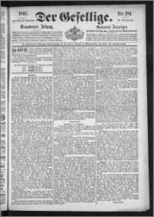 Der Gesellige : Graudenzer Zeitung 1895.11.30, Jg. 70, No. 281