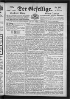 Der Gesellige : Graudenzer Zeitung 1895.12.03, Jg. 70, No. 283