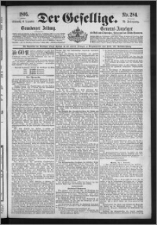 Der Gesellige : Graudenzer Zeitung 1895.12.04, Jg. 70, No. 284