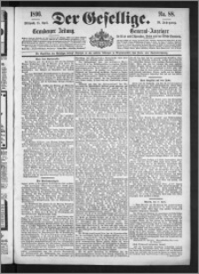 Der Gesellige : Graudenzer Zeitung 1896.04.15, Jg. 70, No. 88