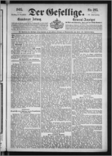 Der Gesellige : Graudenzer Zeitung 1895.12.17, Jg. 70, No. 295