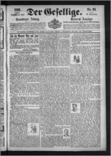 Der Gesellige : Graudenzer Zeitung 1896.04.22, Jg. 70, No. 94