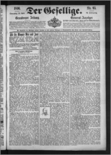 Der Gesellige : Graudenzer Zeitung 1896.04.23, Jg. 70, No. 95