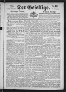 Der Gesellige : Graudenzer Zeitung 1895.12.24, Jg. 70, No. 301