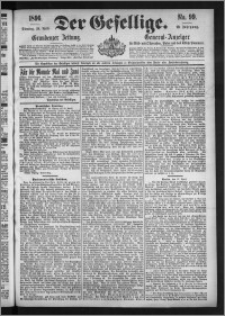 Der Gesellige : Graudenzer Zeitung 1896.04.28, Jg. 70, No. 99