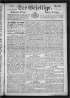 Der Gesellige : Graudenzer Zeitung 1895.11.02, Jg. 70, No. 258