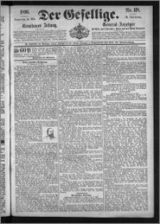 Der Gesellige : Graudenzer Zeitung 1896.05.21, Jg. 70, No. 118