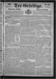 Der Gesellige : Graudenzer Zeitung 1896.06.10, Jg. 70, No. 134