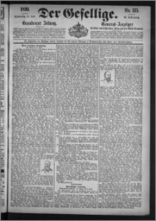 Der Gesellige : Graudenzer Zeitung 1896.06.11, Jg. 70, No. 135