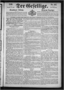 Der Gesellige : Graudenzer Zeitung 1896.06.21, Jg. 70, No. 144