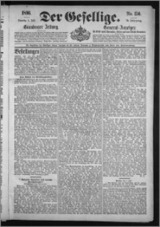 Der Gesellige : Graudenzer Zeitung 1896.07.05, Jg. 70, No. 156