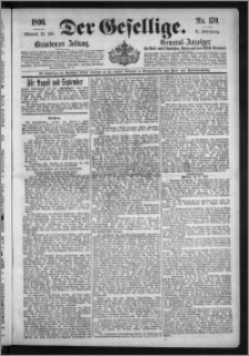 Der Gesellige : Graudenzer Zeitung 1896.07.22, Jg. 71, No. 170