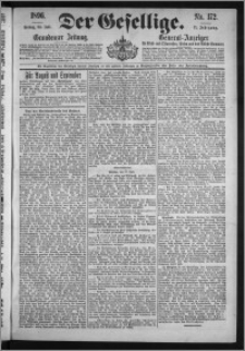 Der Gesellige : Graudenzer Zeitung 1896.07.24, Jg. 71, No. 172