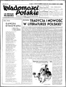 Wiadomości Polskie, Polityczne i Literackie 1940, R. 1, nr 2
