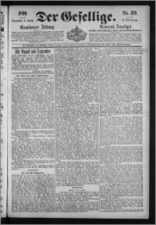 Der Gesellige : Graudenzer Zeitung 1896.08.01, Jg. 71, No. 179