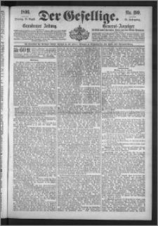 Der Gesellige : Graudenzer Zeitung 1896.08.25, Jg. 71, No. 199